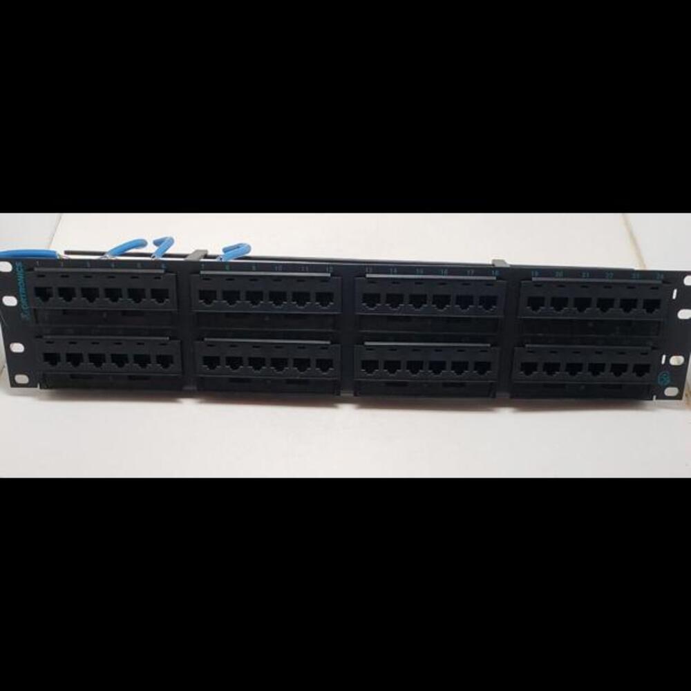 Ortronics OR-PHD5E6U48 48‎ Port 110/6PORT PANEL C5E HD CLA T568A/B 8 POS 3.5X19